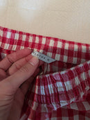 Linenfox Gingham Wide Leg Pants (Fits M/L)