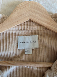 Neutral Corduroy Button Up (L)