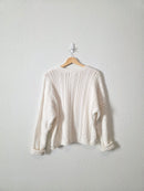 Textured Cotton Sweater (M)