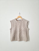 Vintage Chunky Sweater Vest (S)