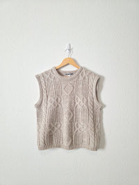 Vintage Chunky Sweater Vest (S)