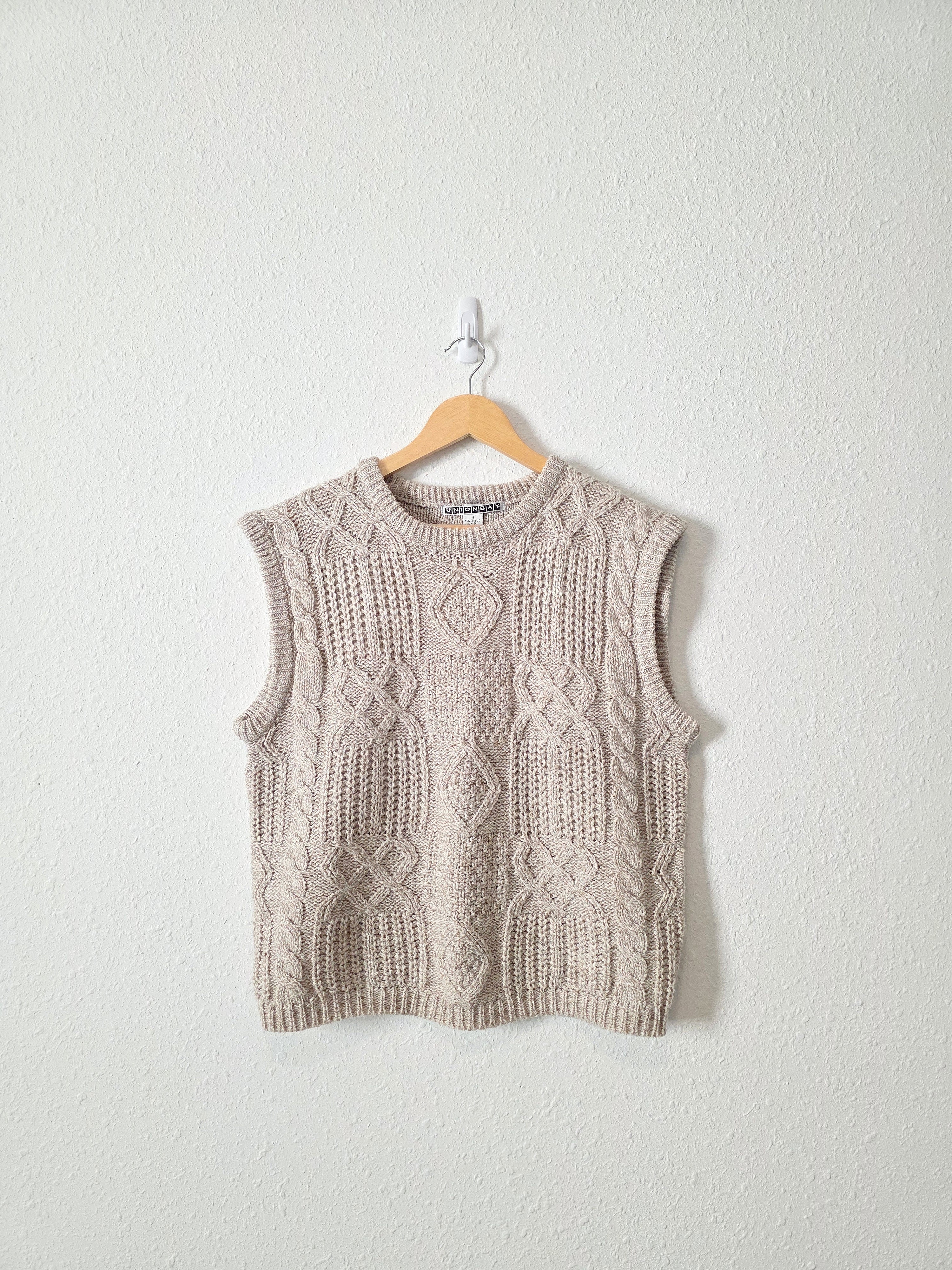 Vintage Chunky Sweater Vest (S)
