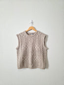 Vintage Chunky Sweater Vest (S)