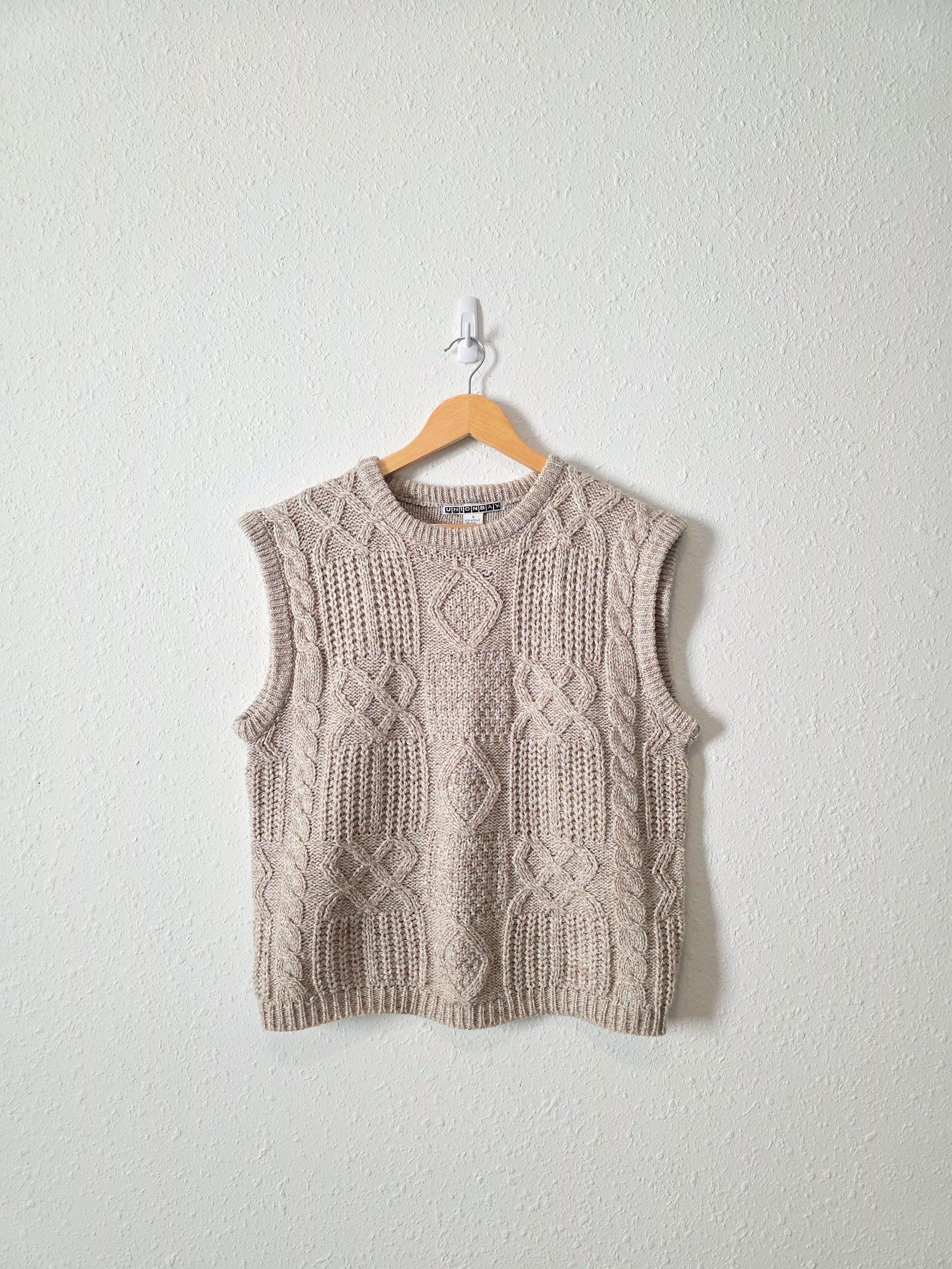 Vintage Chunky Sweater Vest (S)