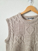 Vintage Chunky Sweater Vest (S)