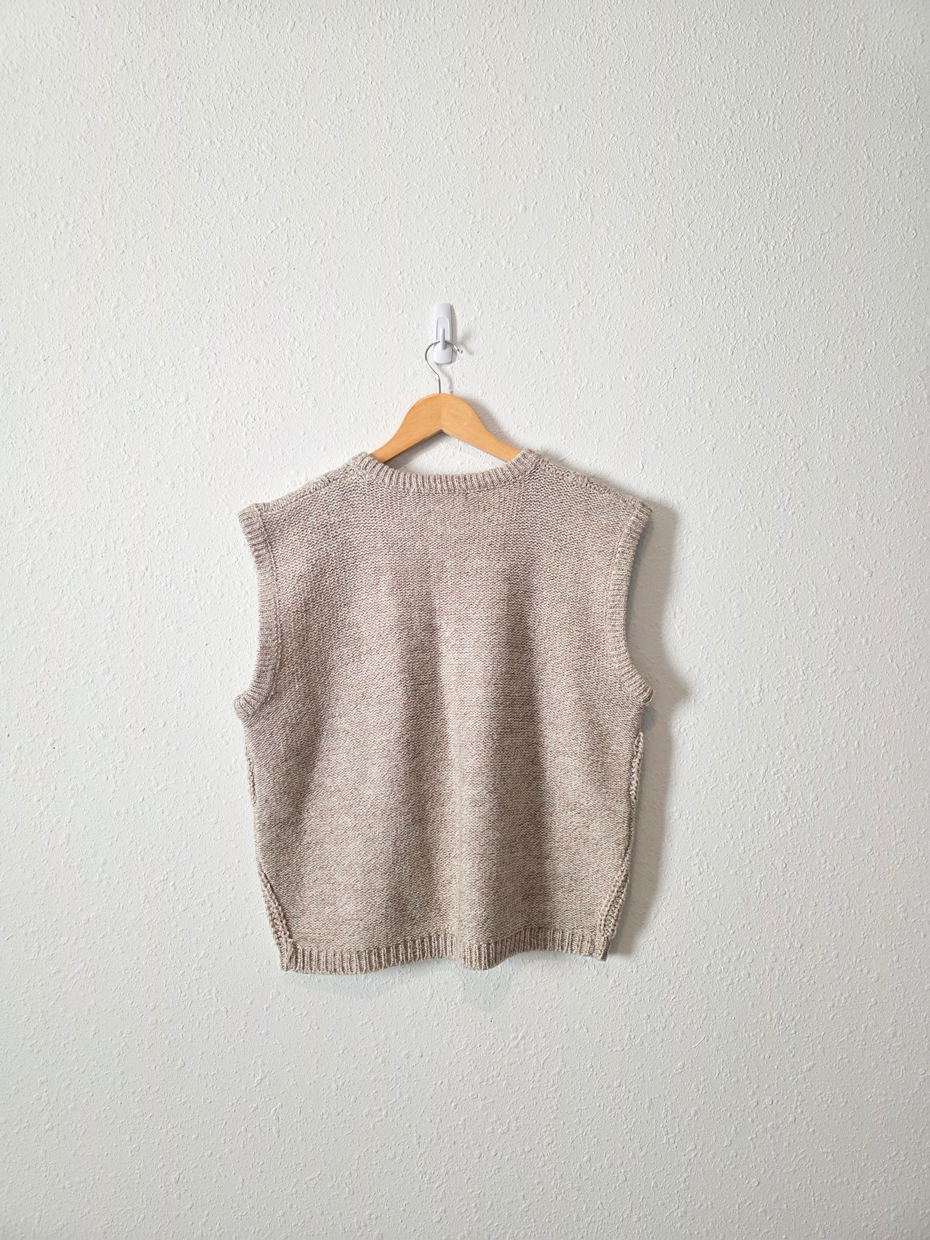 Vintage Chunky Sweater Vest (S)