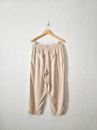 Loft Linen Blend Straight Pants (L)