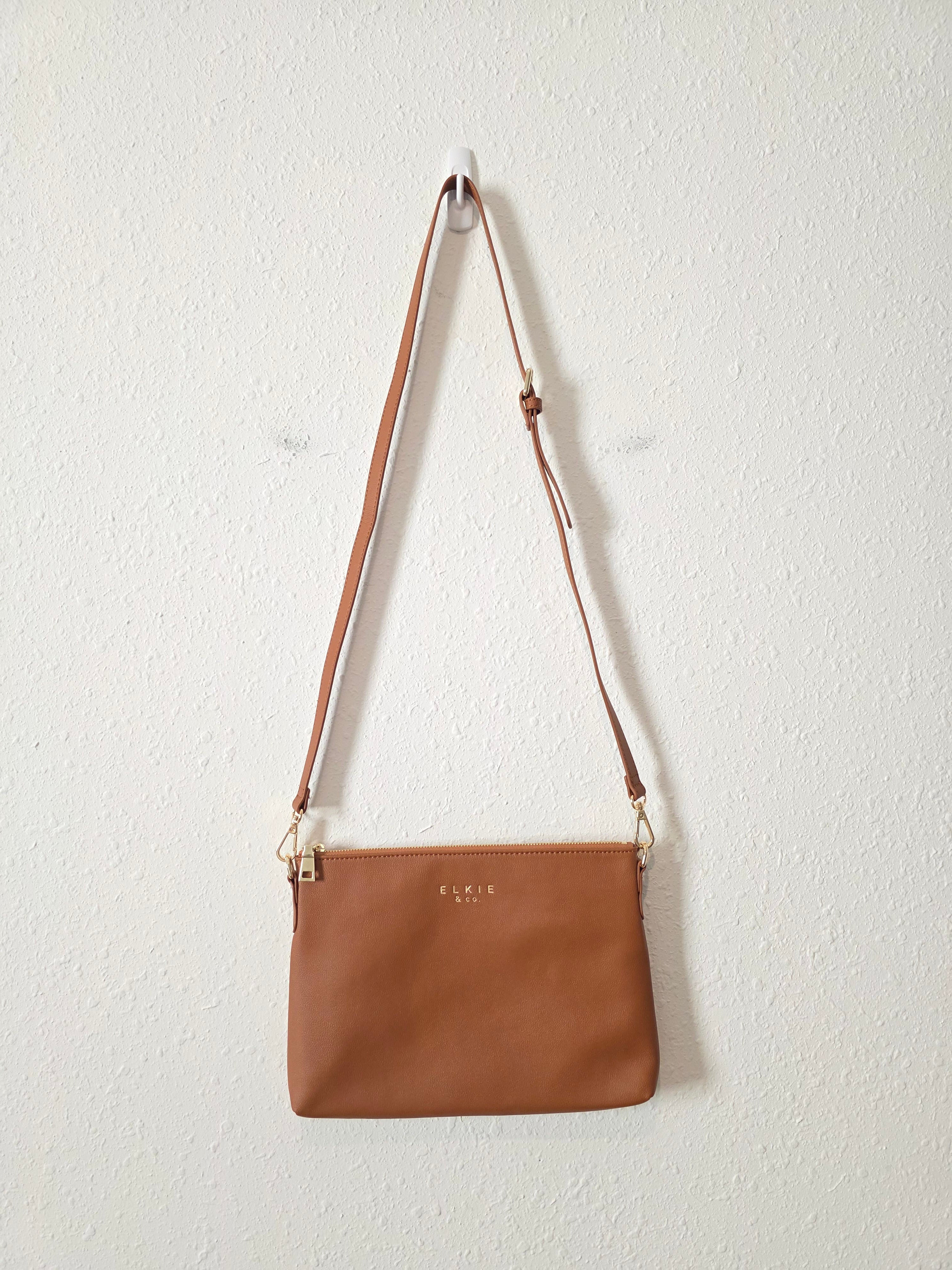 Elkie & Co Brown Crossbody Bag