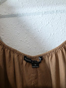 Hyfve Brown Tiered Midi Dress (M)