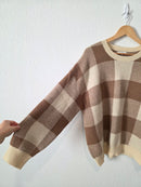 Z Supply Cozy Checkered Sweater (L)