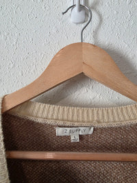 Z Supply Cozy Checkered Sweater (L)