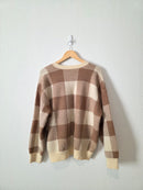 Z Supply Cozy Checkered Sweater (L)
