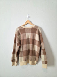 Z Supply Cozy Checkered Sweater (L)