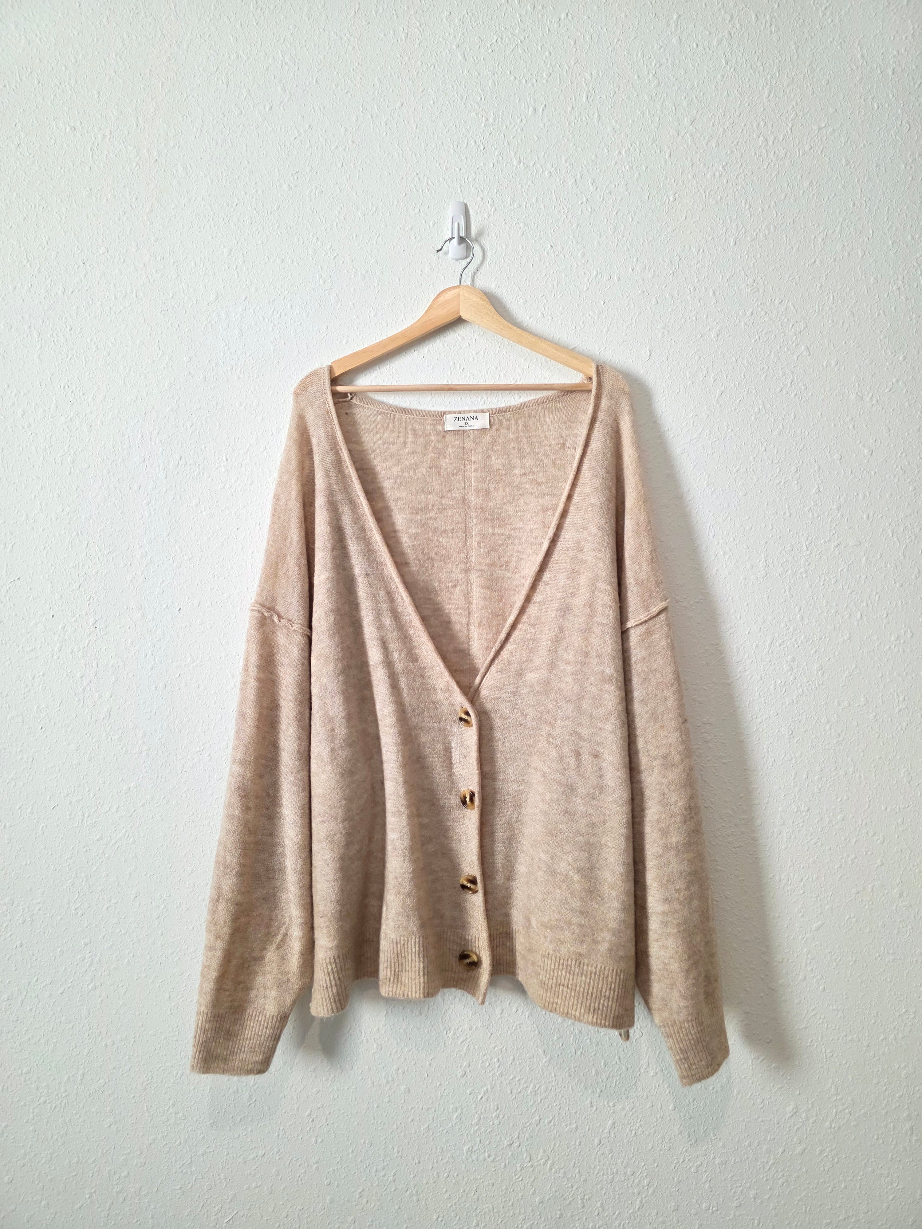 Zenana Cozy Oversized Cardigan (3X)