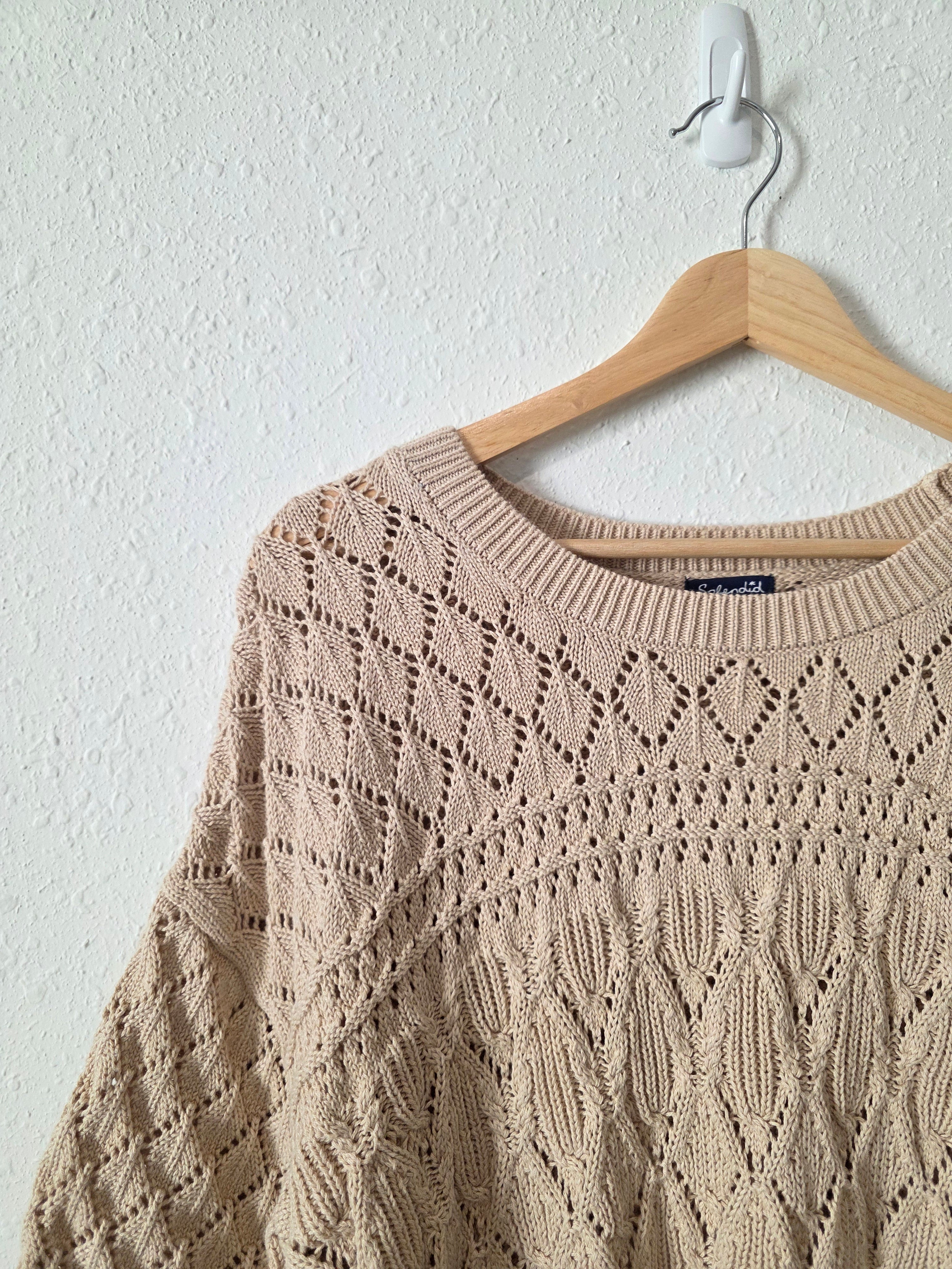 Splendid Textured Knit Sweater (L)
