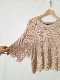 Splendid Textured Knit Sweater (L)
