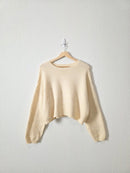Billabong Cream Ribbed Sweater (L)