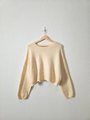 Billabong Cream Ribbed Sweater (L)