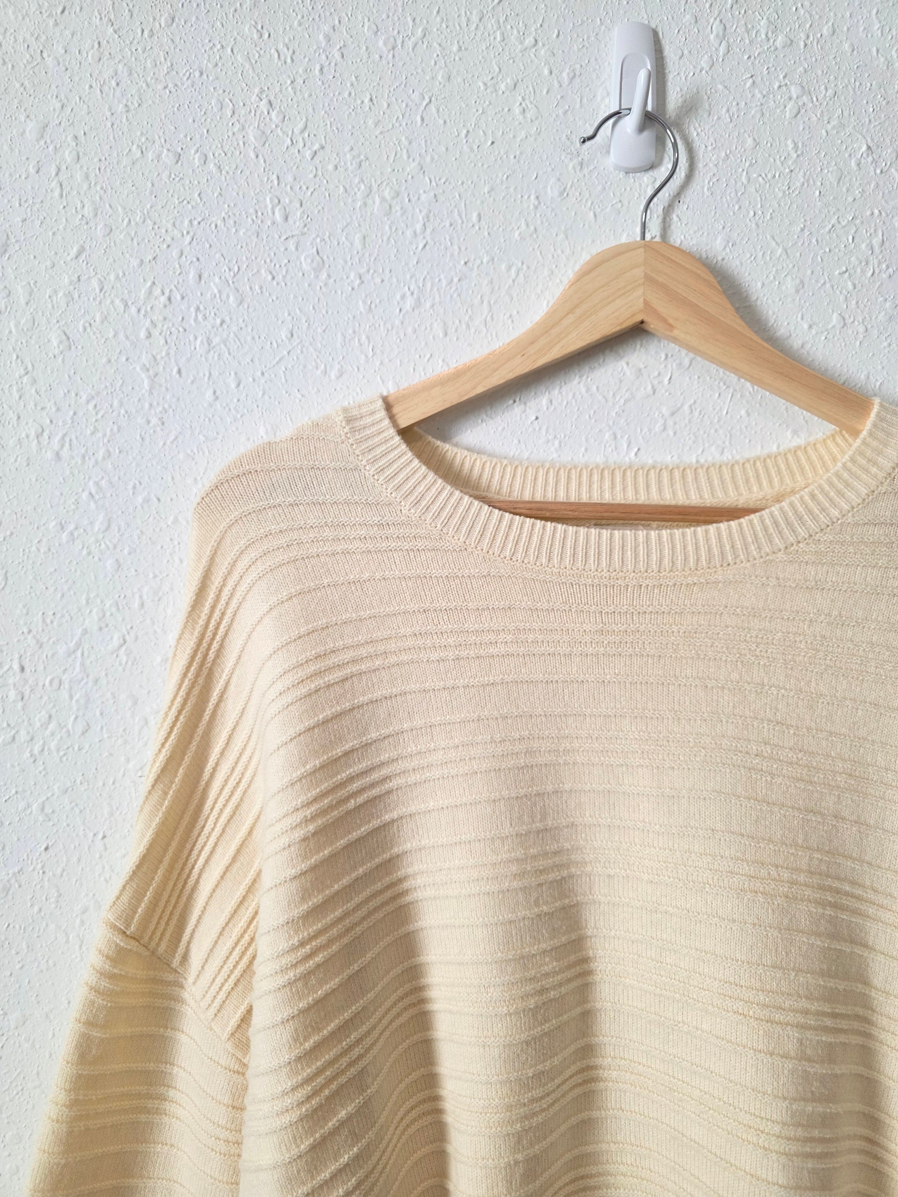 Billabong Cream Ribbed Sweater (L)