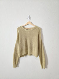 Madewell Light Green Cotton Sweater (L)