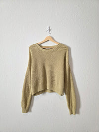 Madewell Light Green Cotton Sweater (L)