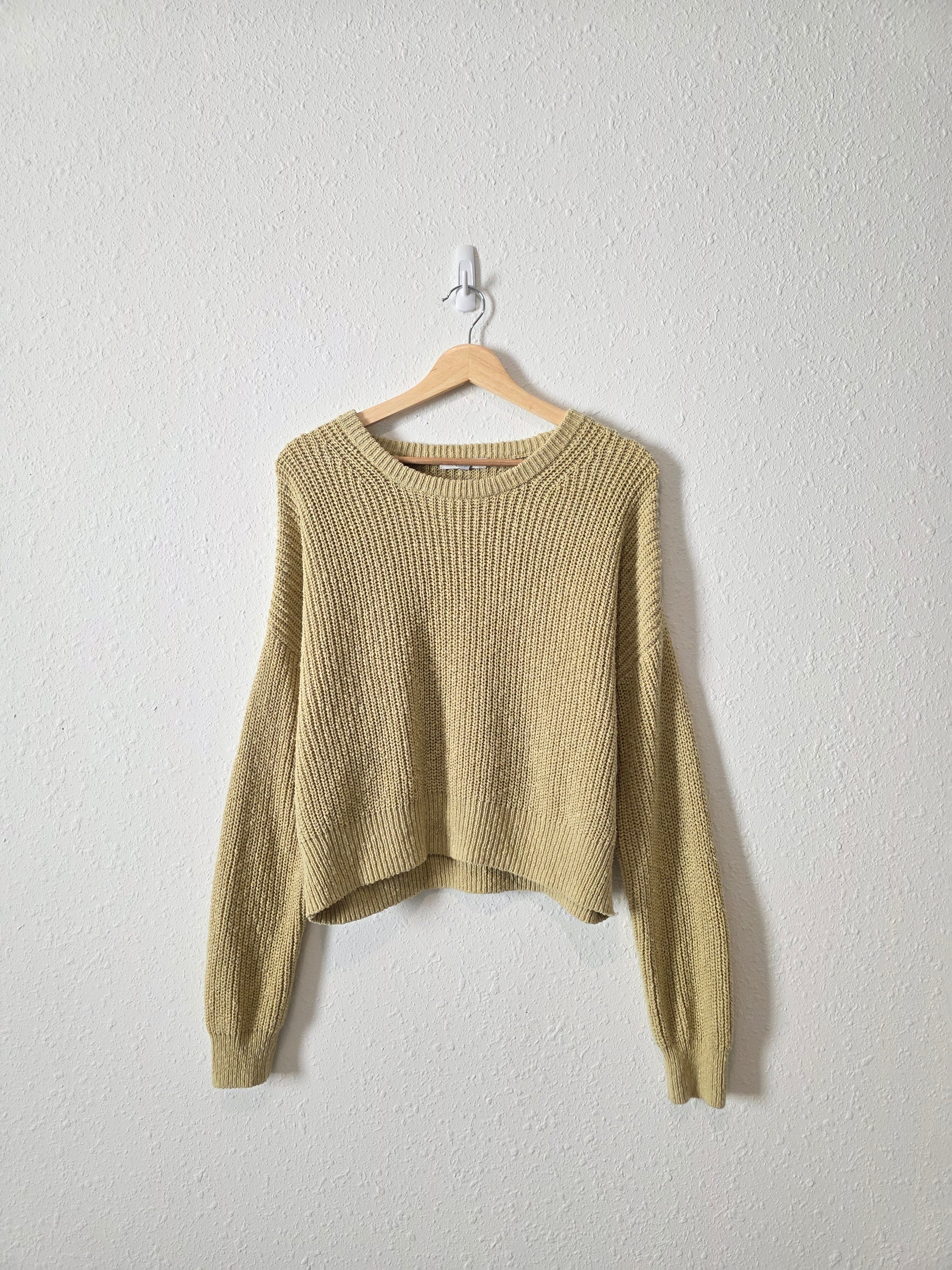 Madewell Light Green Cotton Sweater (L)