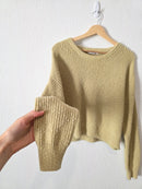 Madewell Light Green Cotton Sweater (L)