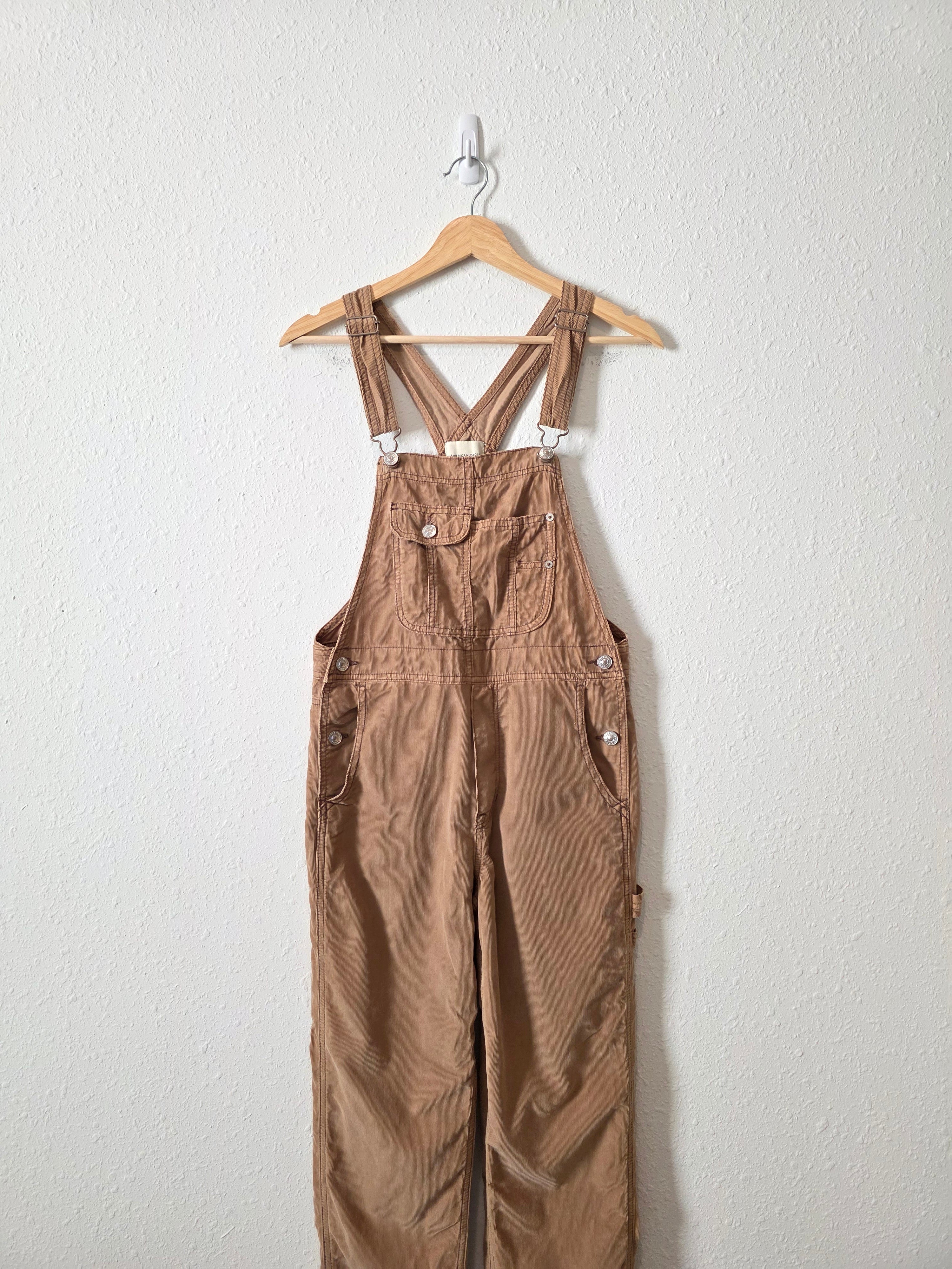 Brown Corduroy Overalls (XS)