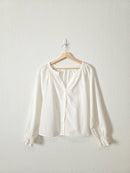 Gap Textured Cotton Blouse (M)