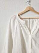 Gap Textured Cotton Blouse (M)