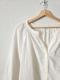 Gap Textured Cotton Blouse (M)