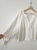 Gap Textured Cotton Blouse (M)