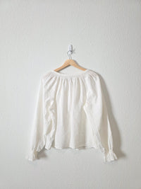 Gap Textured Cotton Blouse (M)