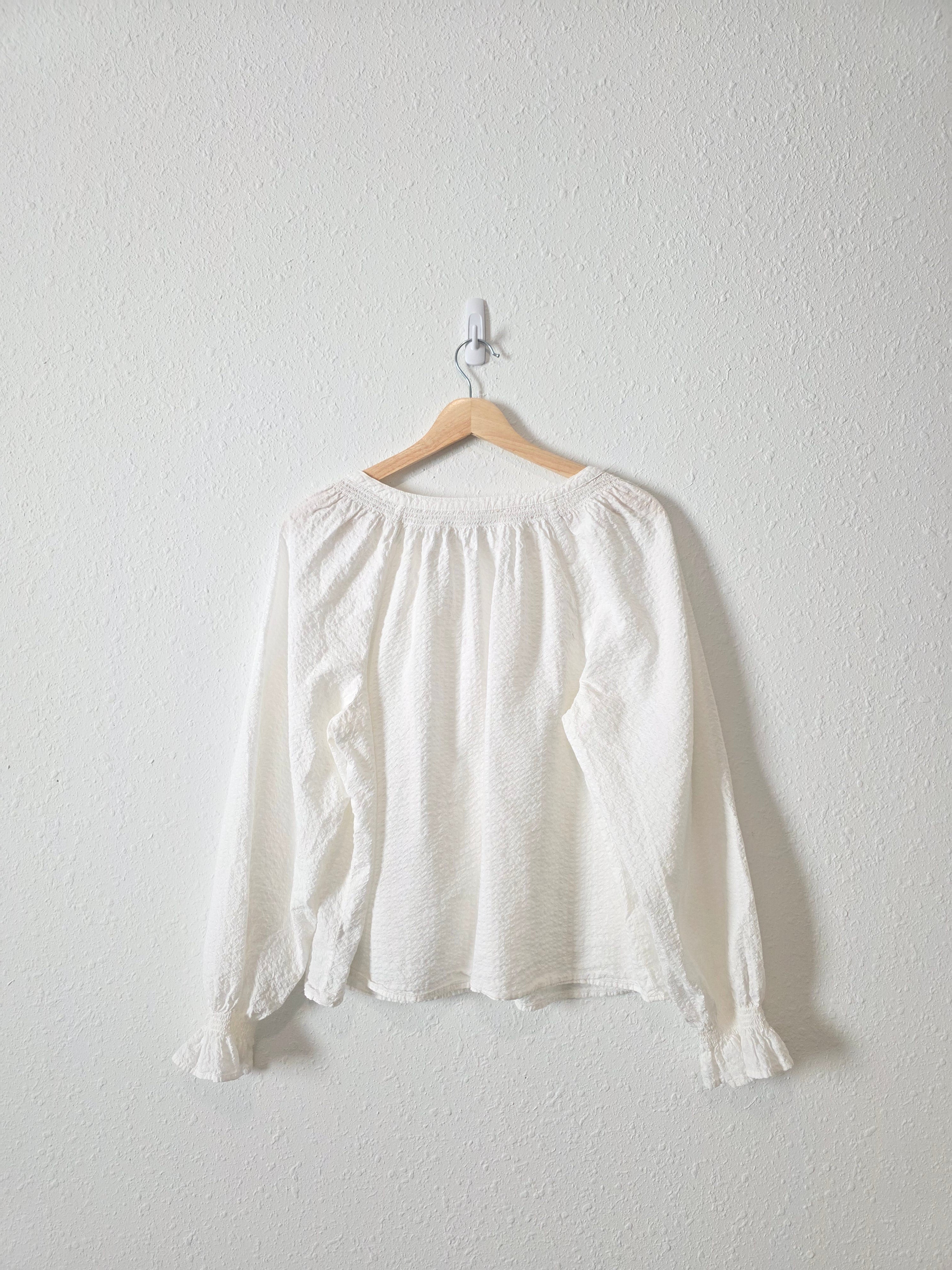 Gap Textured Cotton Blouse (M)