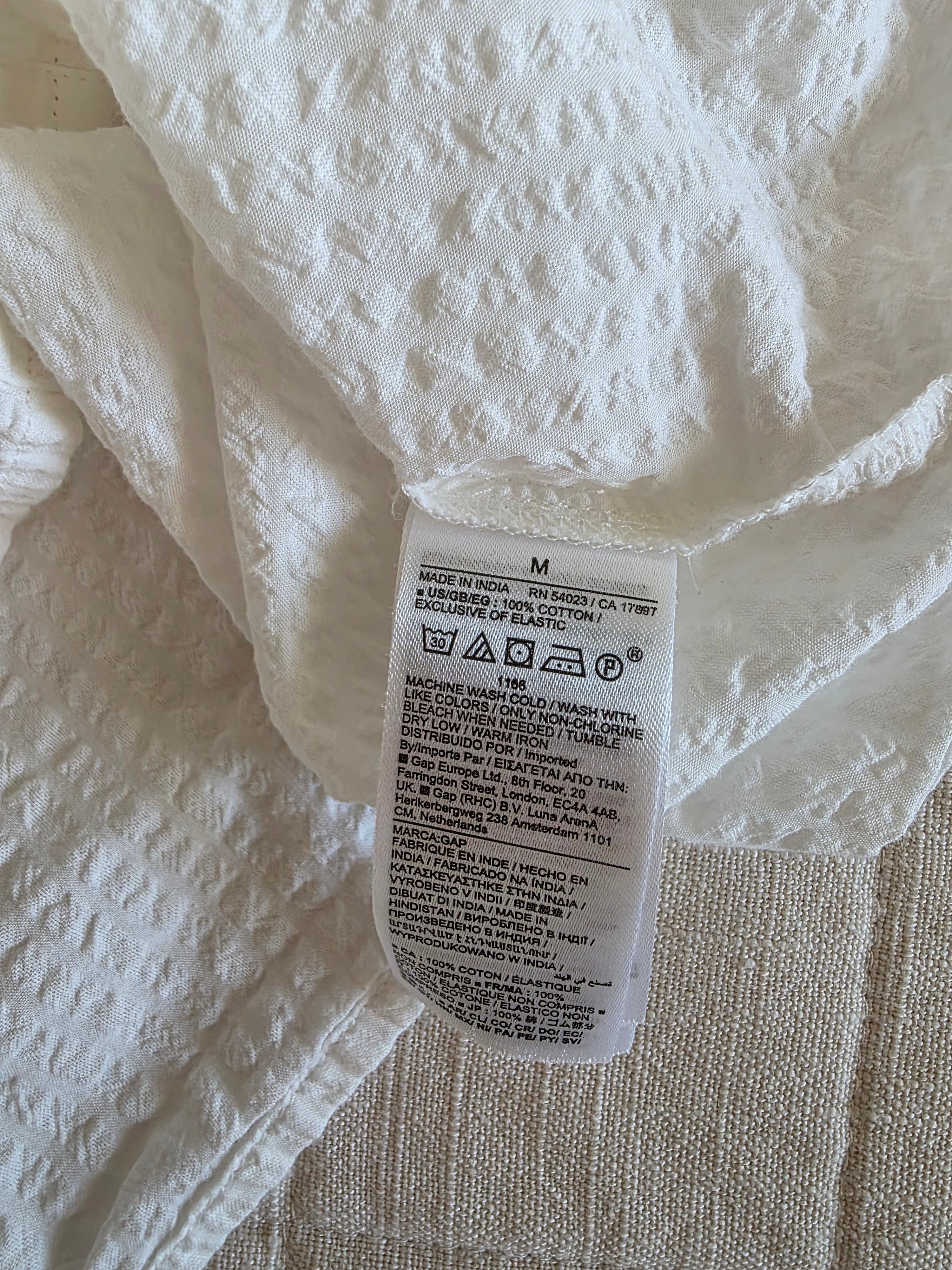 Gap Textured Cotton Blouse (M)