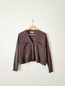 Madewell Dark Brown Wool Cardigan (M)