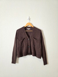 Madewell Dark Brown Wool Cardigan (M)
