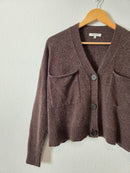 Madewell Dark Brown Wool Cardigan (M)