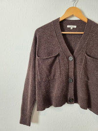 Madewell Dark Brown Wool Cardigan (M)
