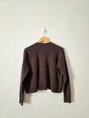 Madewell Dark Brown Wool Cardigan (M)
