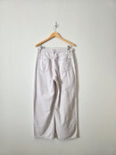 Zara Wide Leg Linen Blend Jeans (M)