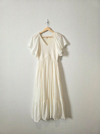 Listicle Smocked Midi Dress (S)