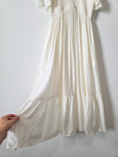 Listicle Smocked Midi Dress (S)