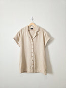 Miou Muse Oat Linen Blend Dress (M)