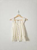 Toad & Co Cream Cotton Tank (S)