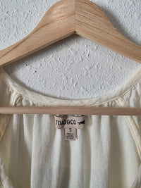 Toad & Co Cream Cotton Tank (S)