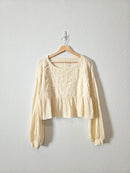 Pilcro Oversized Babydoll Top (S)