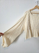 Pilcro Oversized Babydoll Top (S)