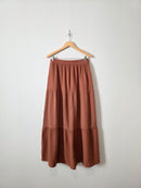 Z Supply Rust Gauze Maxi Skirt (L)