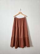Z Supply Rust Gauze Maxi Skirt (L)